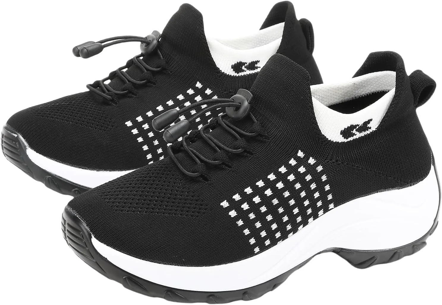 Womens Casual Sneakers Stretch Comfort Wear Orthowear Shoes Lightweight Comfortable Mesh Hollow Out Walking Shoes Orthopedic Breathable Non Slip Cushion Shoe