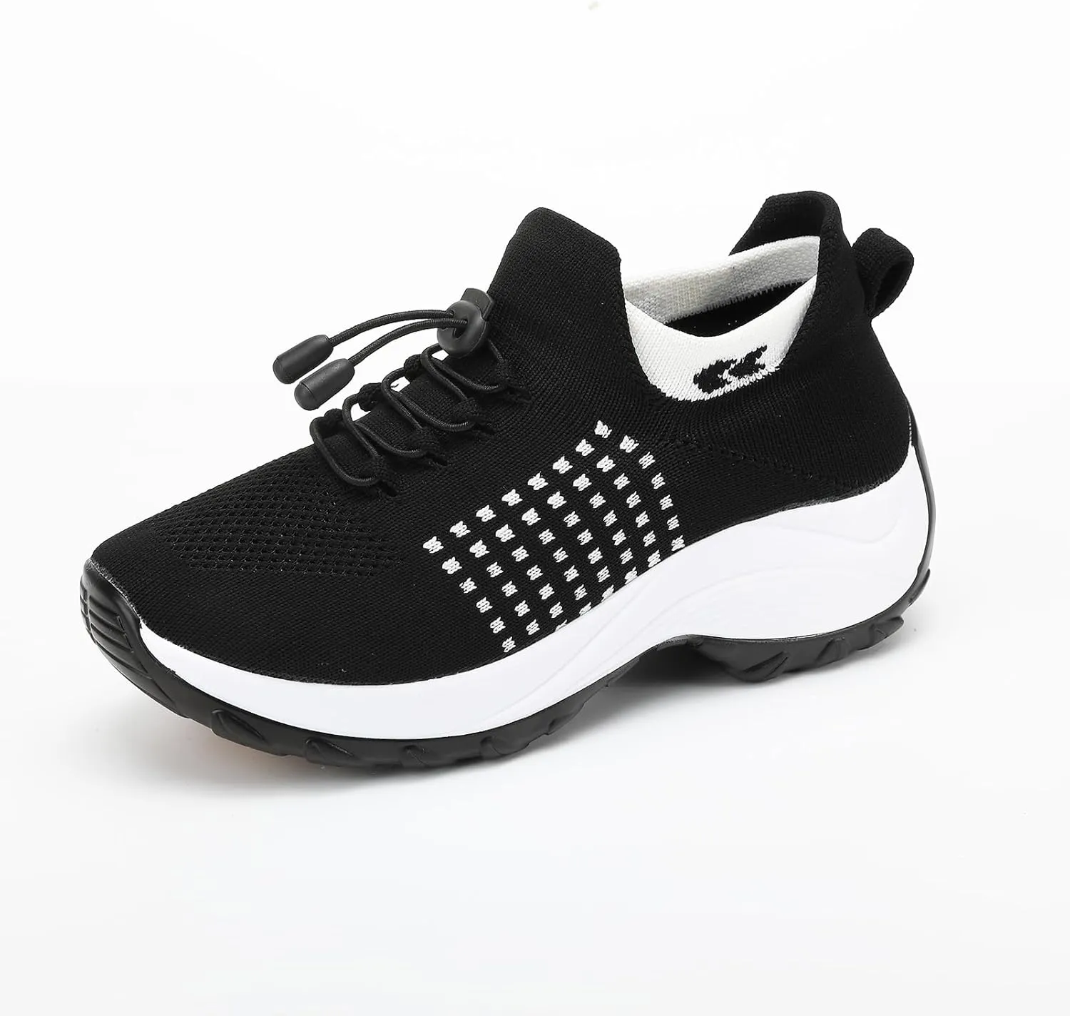 Womens Casual Sneakers Stretch Comfort Wear Orthowear Shoes Lightweight Comfortable Mesh Hollow Out Walking Shoes Orthopedic Breathable Non Slip Cushion Shoe