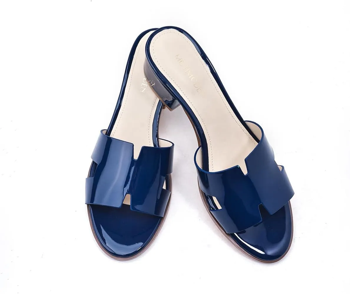 Women's Chunky Open Toe Low Block Heels Kitten Dressy Heels for Women Low Heel Sandals for Women Summer Comfy Heels