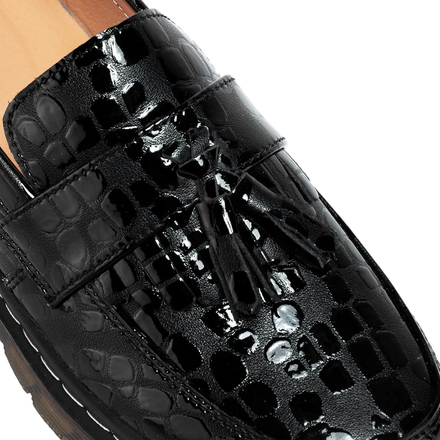 Women's Classic Penny Loafer Platform Chunky Heel Loafer for Women Comfortable Womens Business Casual Shoes