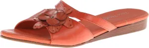 Women's Fiji Dress Sandal,Coral Soft Maia Leather,7.5 XW US