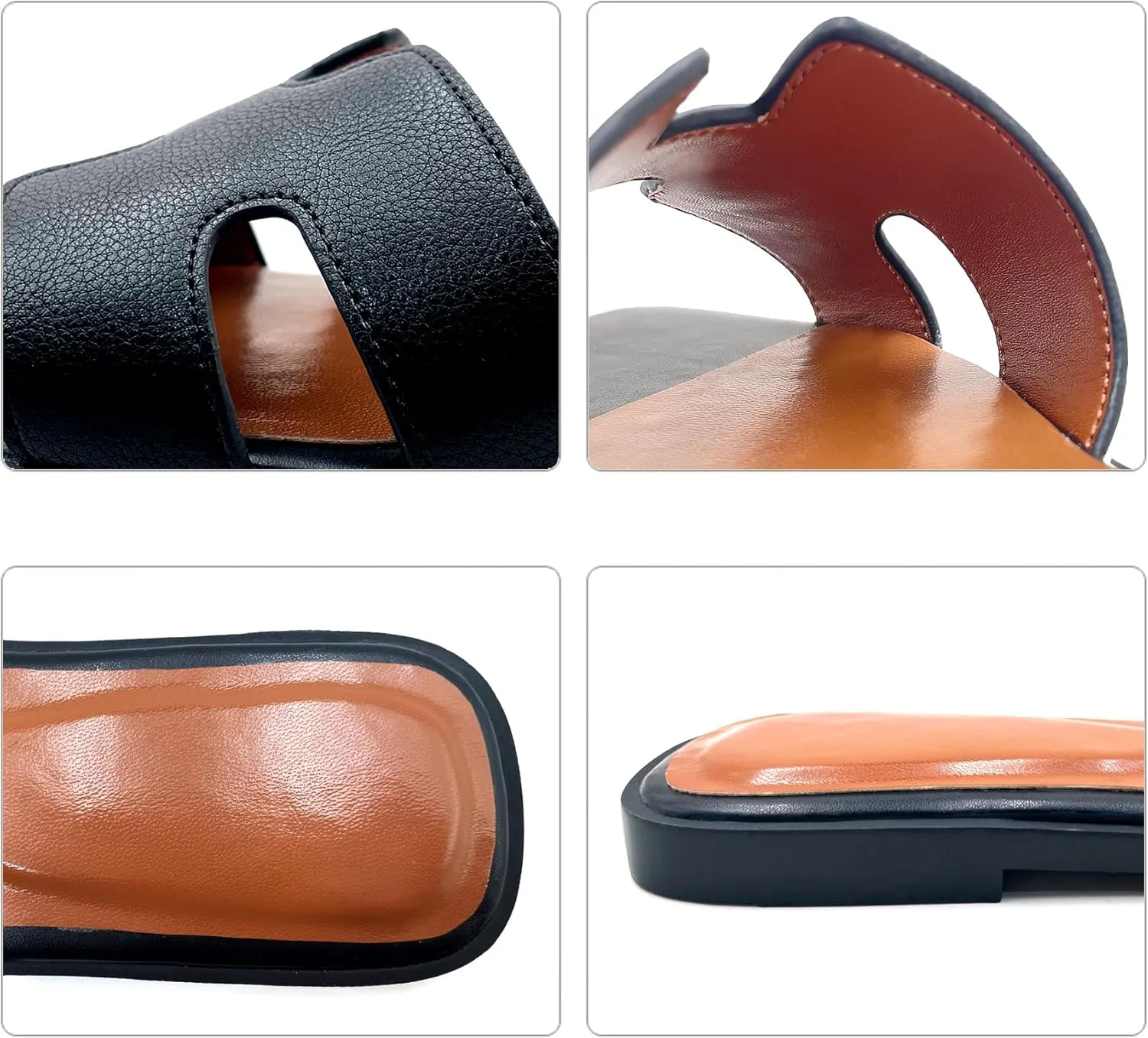 Womens Flat Sandals,Anti slip fashion sandals,Flat Slide Sandals for women,Comfy Style,women's gift, for vacation, sightseeing, and shopping