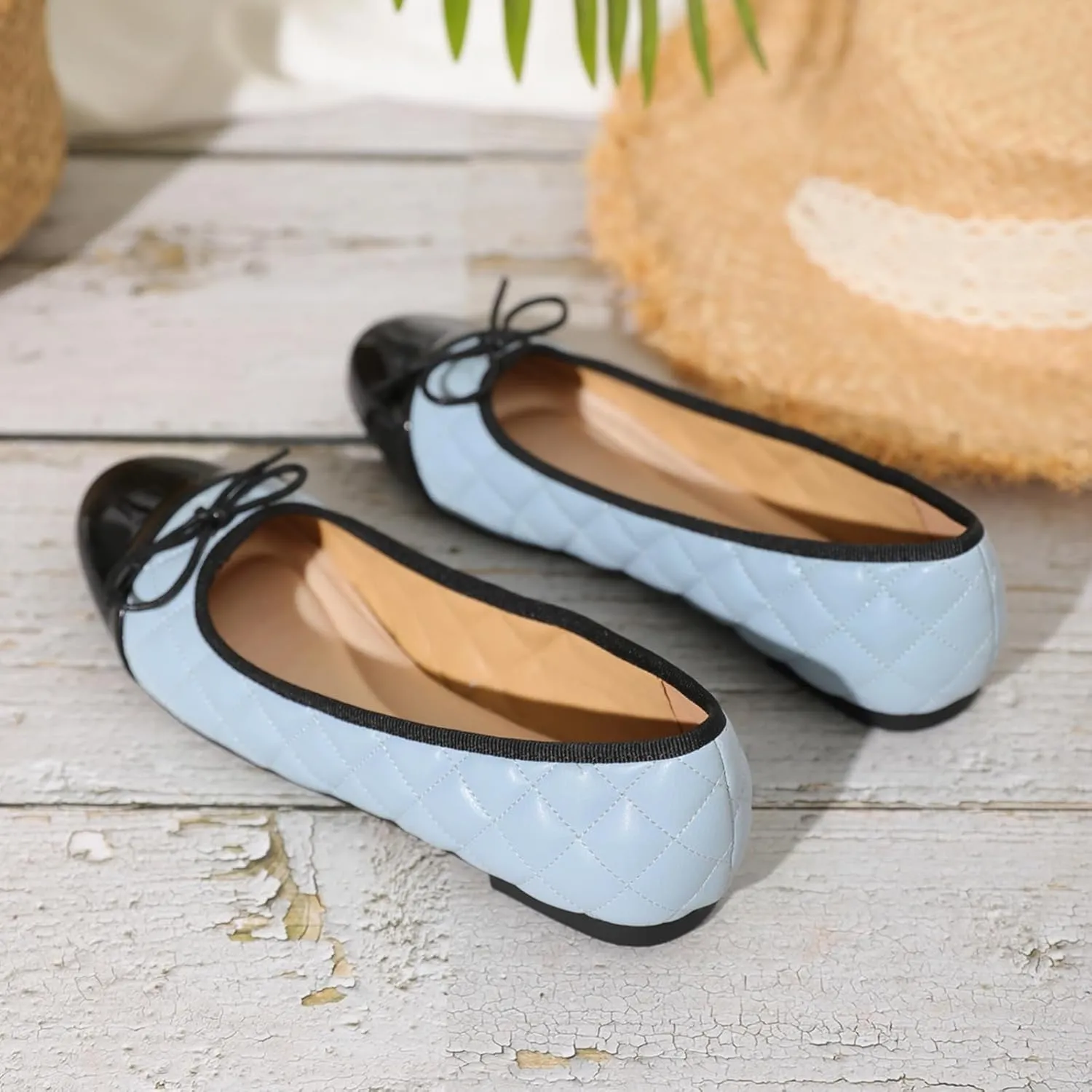 Women’s Flats Comfortable Dressy Ballet Flats Shoes for Casual Bow Formal Flats Loafers for Women