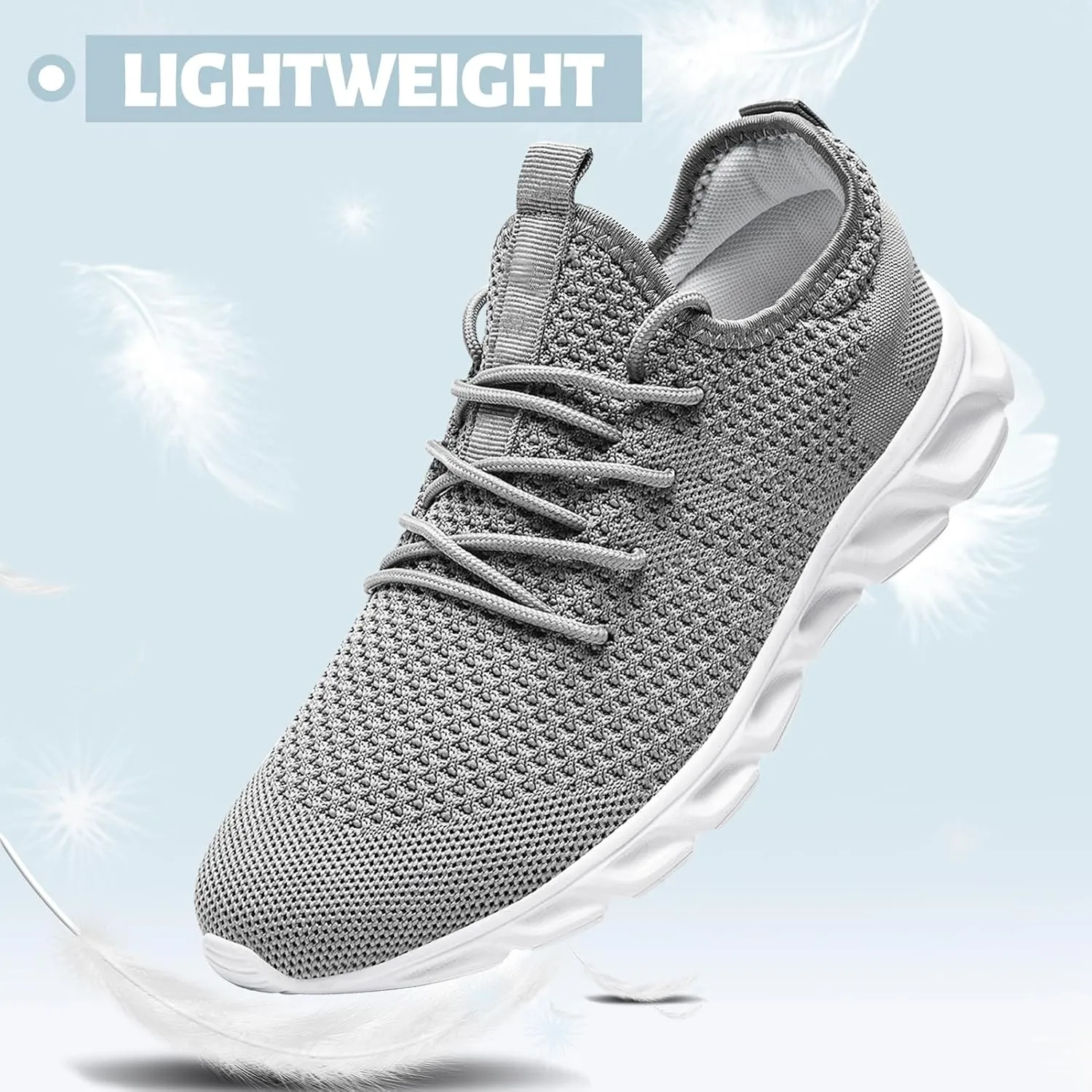 Womens Mens Running Shoes Tennis Sneakers Lightweight Gym Slip on Unisex Shoes Athletic Workout Walking Shoes