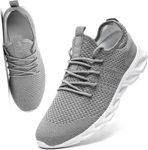 Womens Mens Running Shoes Tennis Sneakers Lightweight Gym Slip on Unisex Shoes Athletic Workout Walking Shoes