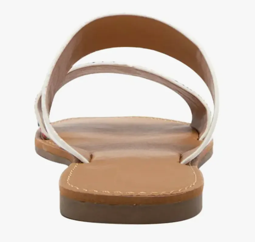 Women's Multi Colored Flat Sandals