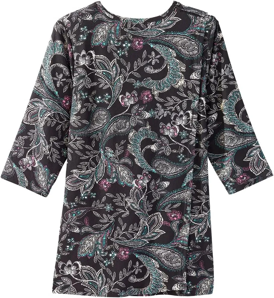 Women’s Open Back Gathered Scoop Neck Top