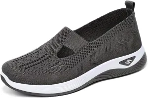 Women's Orthopedic Mesh Walking Shoes Athletic Sport Running Sneakers Slip-on Cozy Breathable