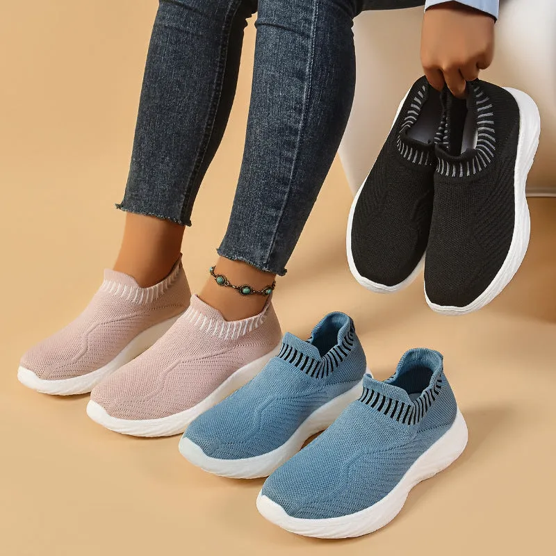 Women's Polyurethane Lightweight Slip-on Shoes