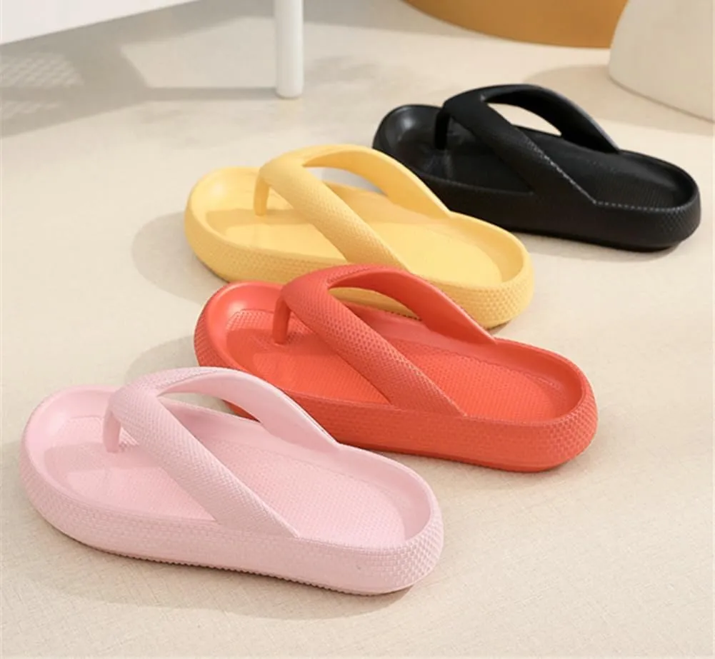 Women's Recovery Flip Flops Sandals Pillow Soft Slide Cushion Beach Flat Thong Sandals Bath Spa Walking Slipper Shoes Unisex