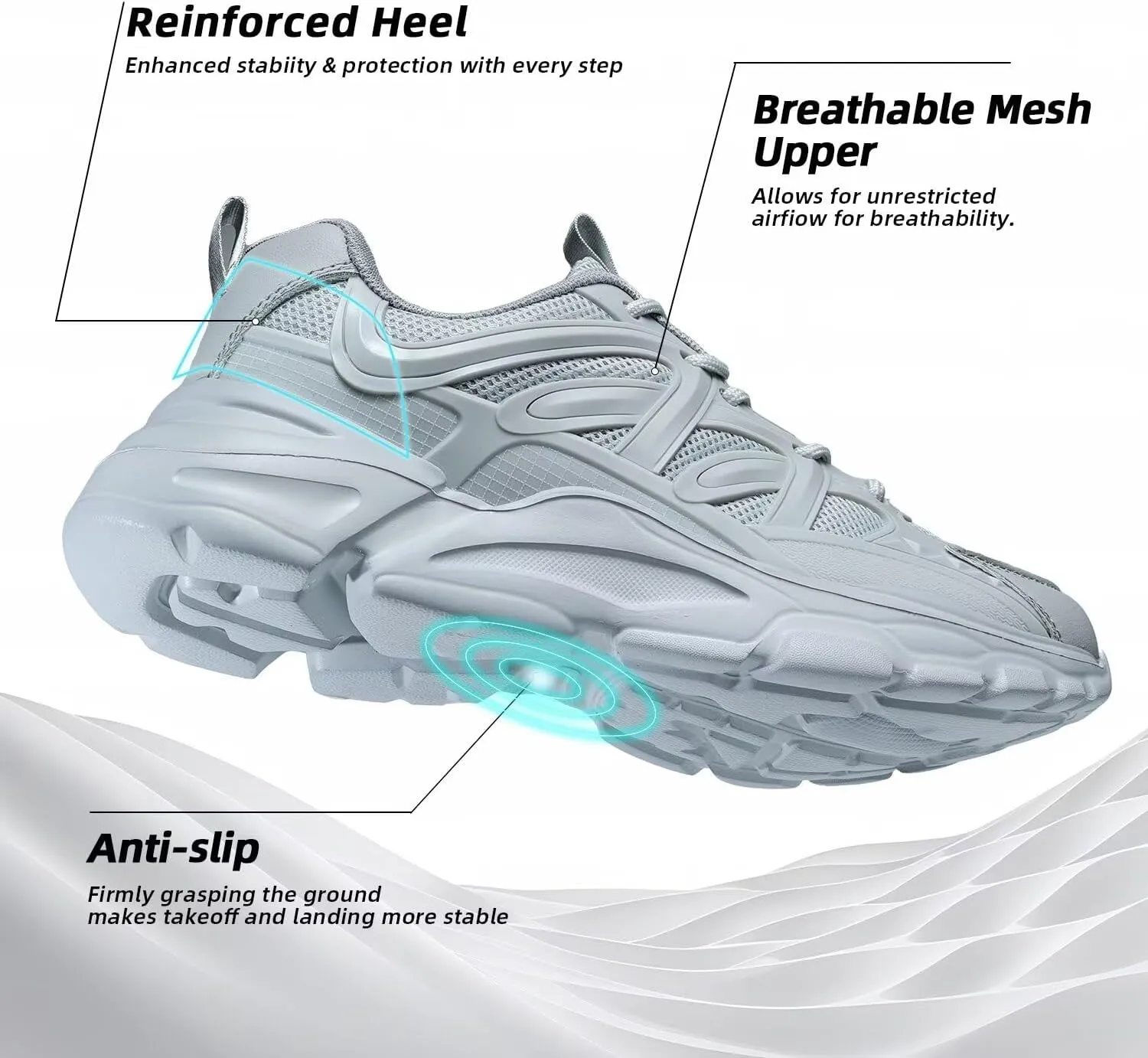 Women's Road-Running-Shoes Slip on Ladies Walking Fashion Athletic Sneakers Work Gym Comfort Lightweight Mesh Soft Sole