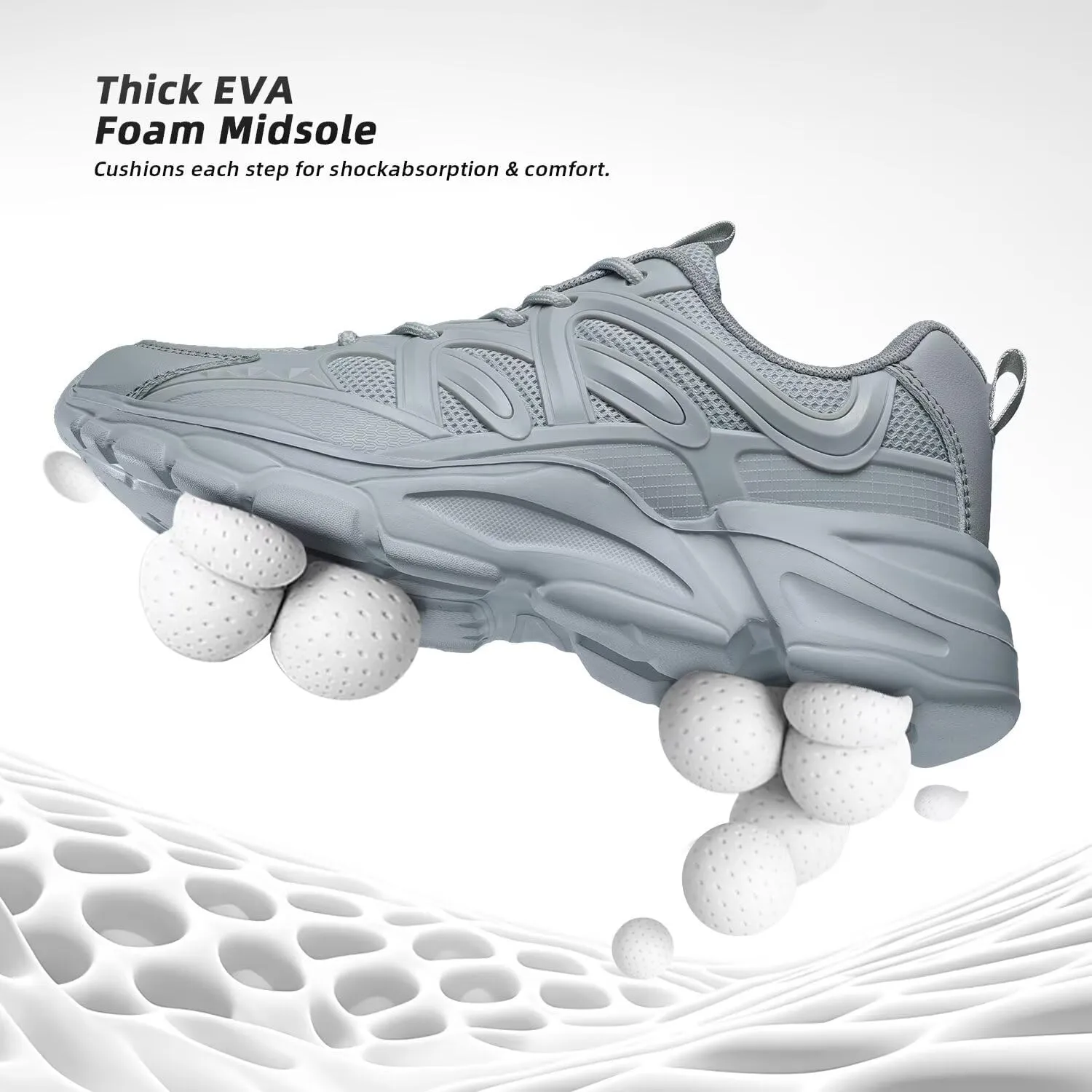 Women's Road-Running-Shoes Slip on Ladies Walking Fashion Athletic Sneakers Work Gym Comfort Lightweight Mesh Soft Sole