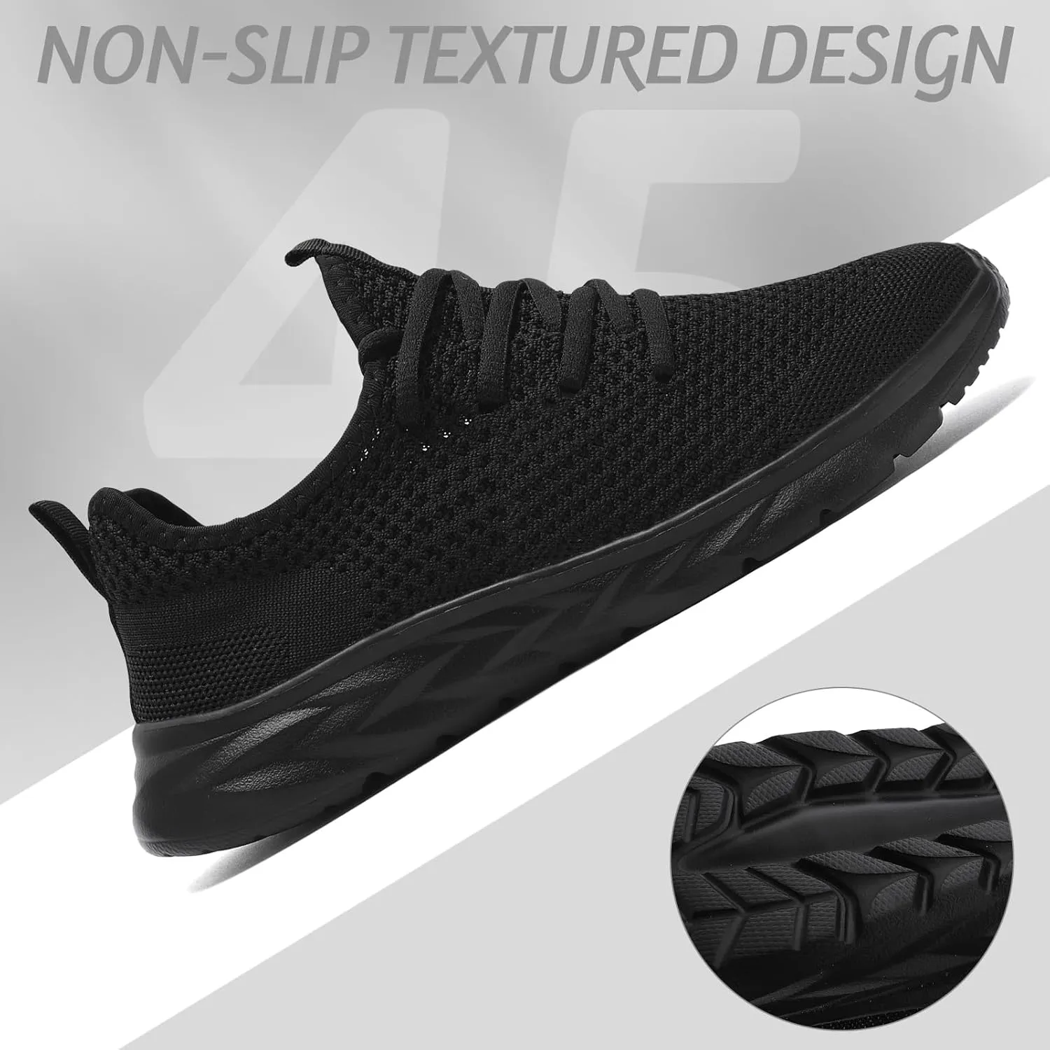 Womens Running Shoes Lightweight Tennis Shoes Slip On Walking Shoes Breathable Sneakers for Gym Travel Work