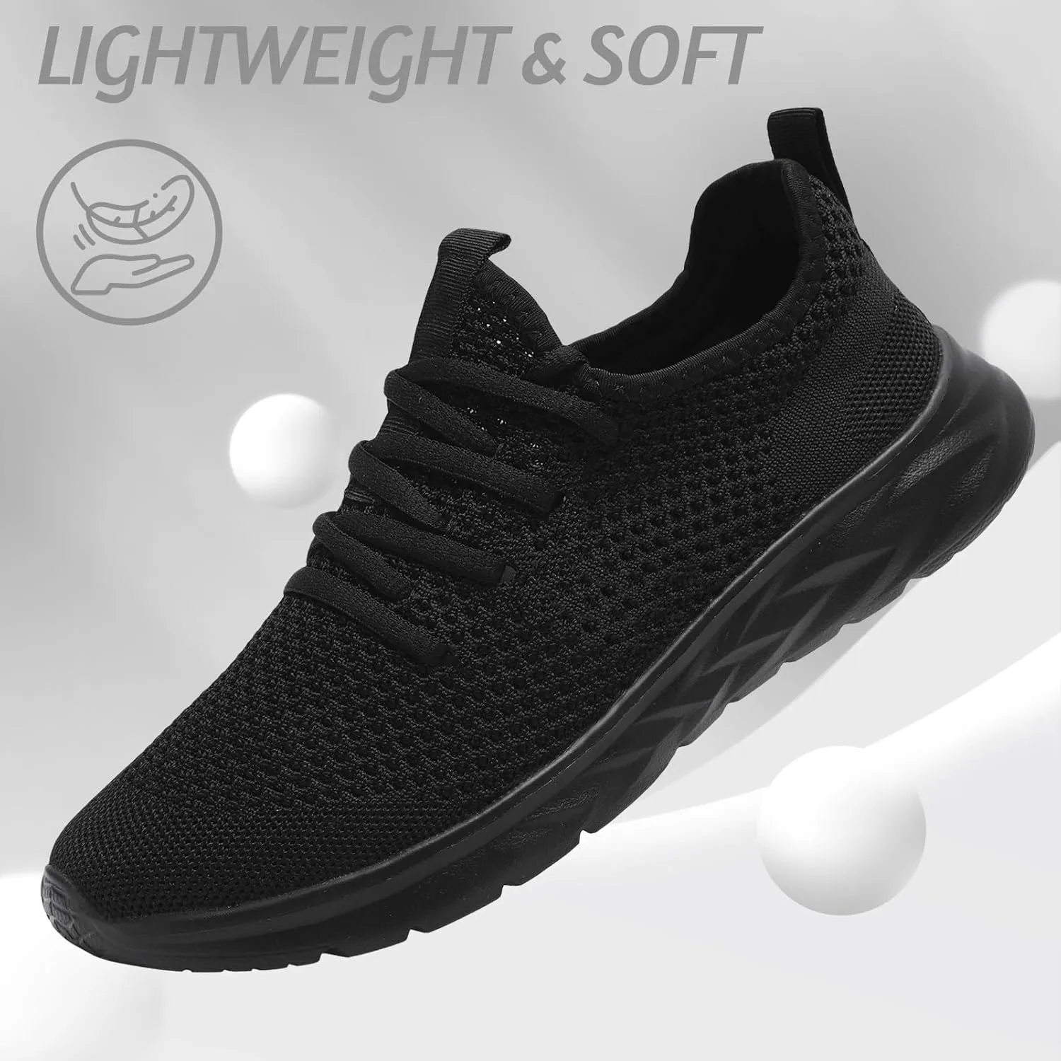 Womens Running Shoes Lightweight Tennis Shoes Slip On Walking Shoes Breathable Sneakers for Gym Travel Work