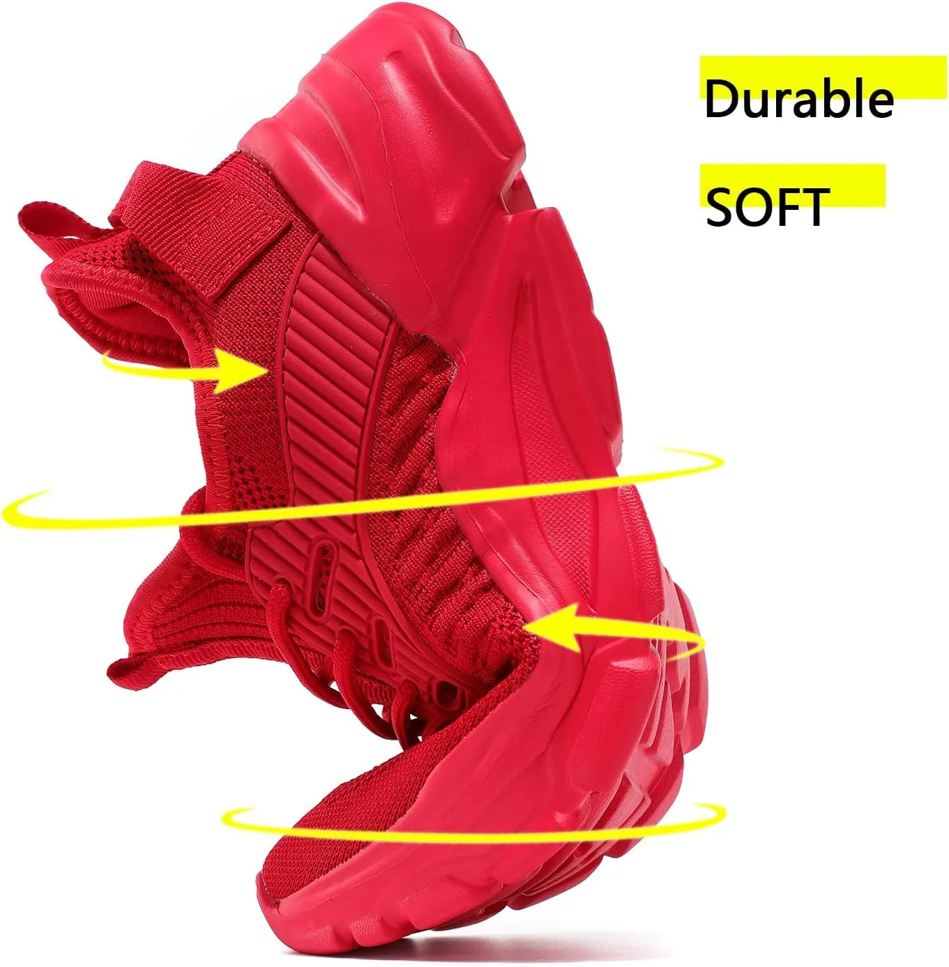 Womens Running Shoes Slip on Breathable Lightweight Fashion Sneakers Athletic Sports Walking Gym Work Shoes