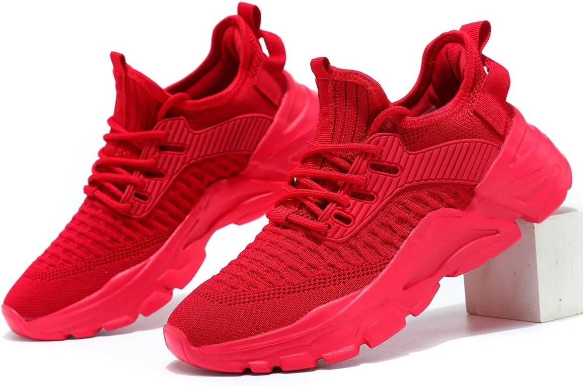 Womens Running Shoes Slip on Breathable Lightweight Fashion Sneakers Athletic Sports Walking Gym Work Shoes