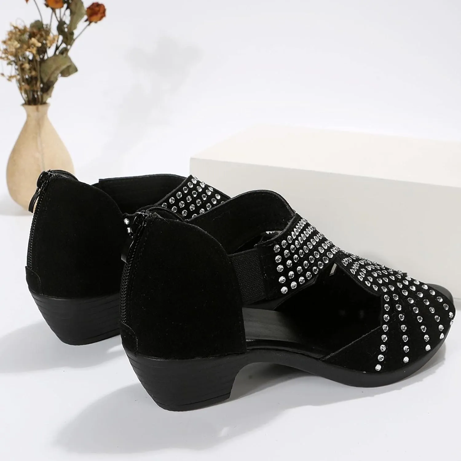 Womens Sandals Bachata Performance Dance Shoes Summer Sparkly Bling Bohemian Sandal Beach Sandals Orthopedic Sandal