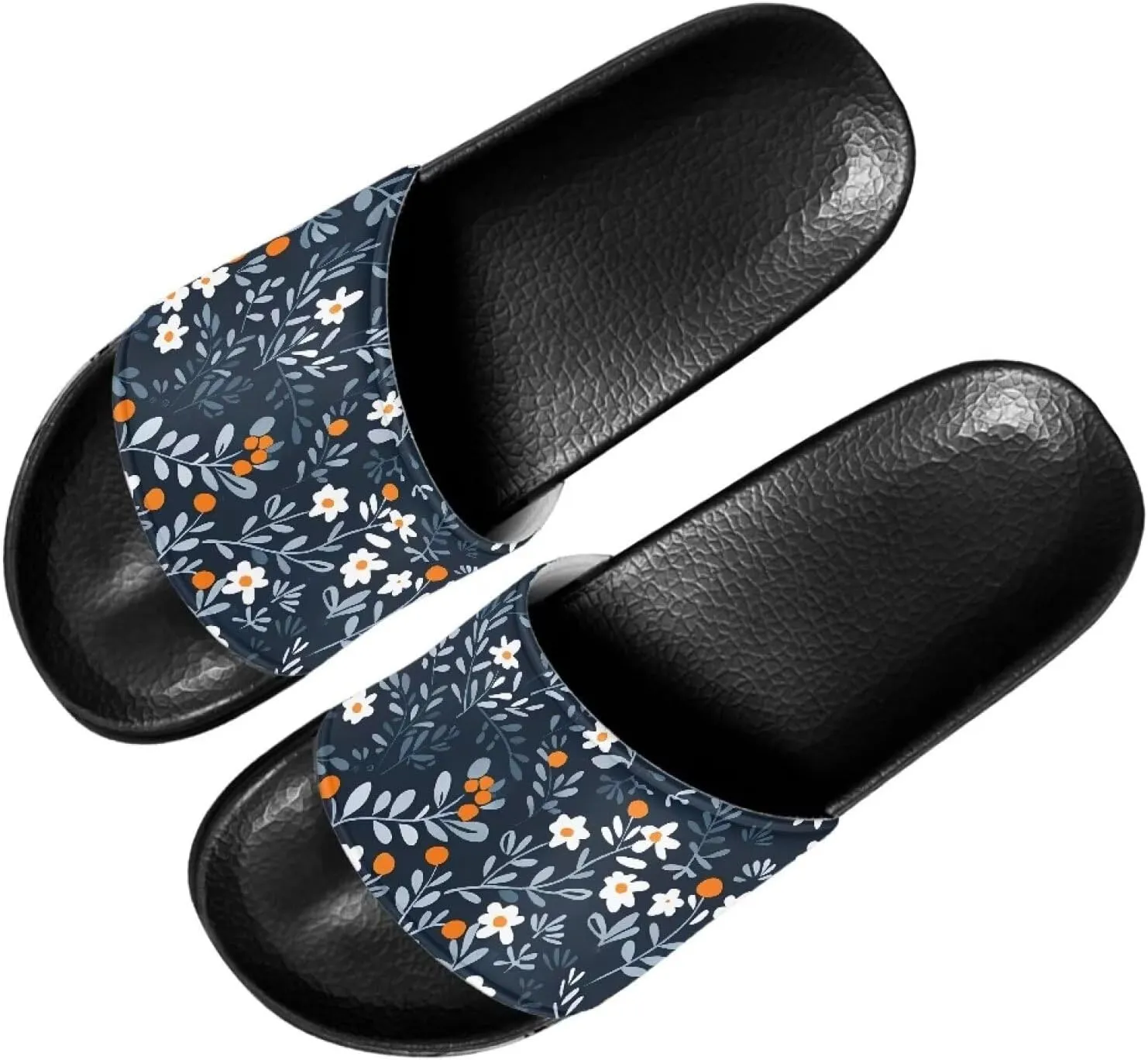 Womens Sandals Water-Resistant Slides Light Soft EVA Rocking Slippers Summer Slide Slippers for Women Indoor Slippers