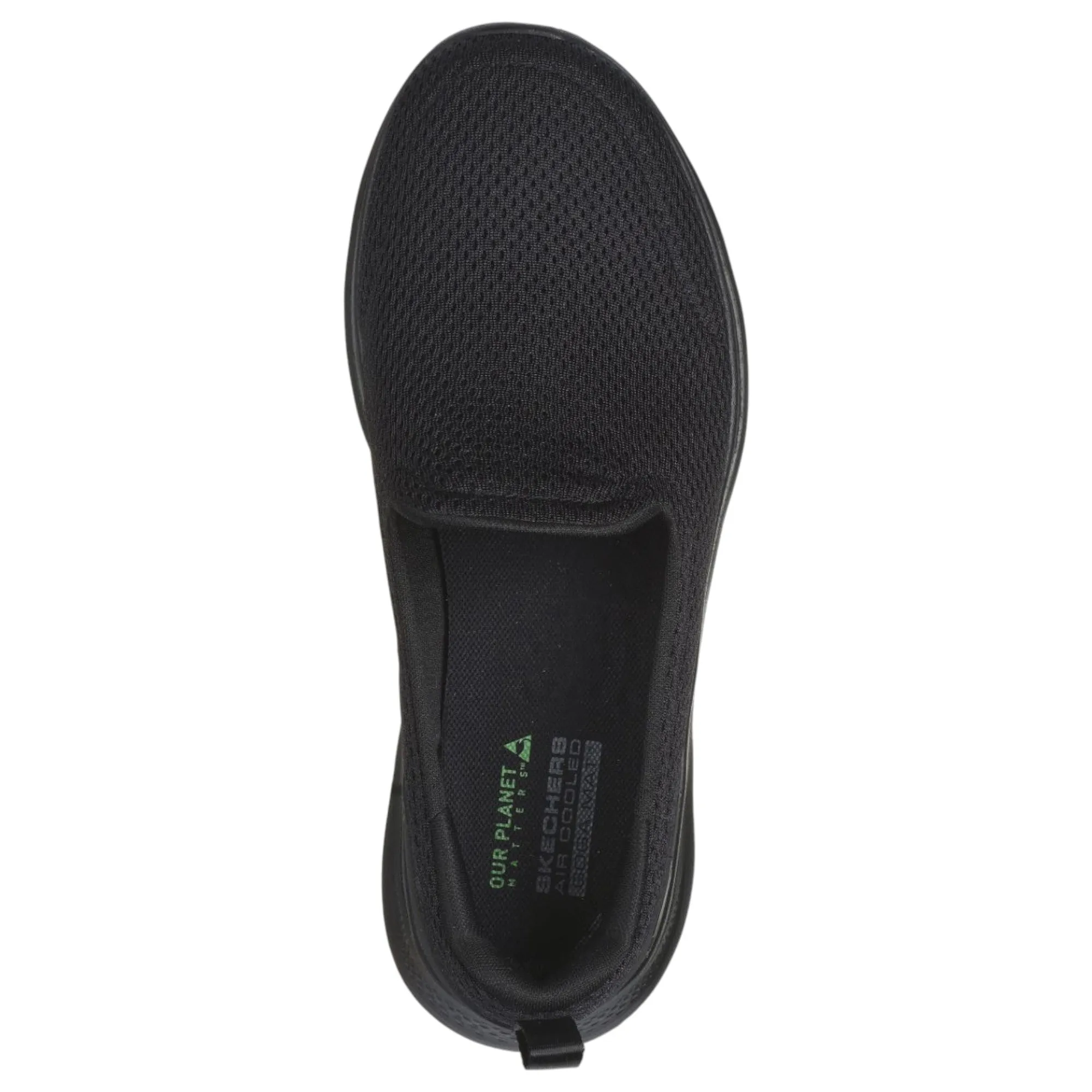 Womens Skechers Go Walk 7- Razi Black/Black Walking Shoes