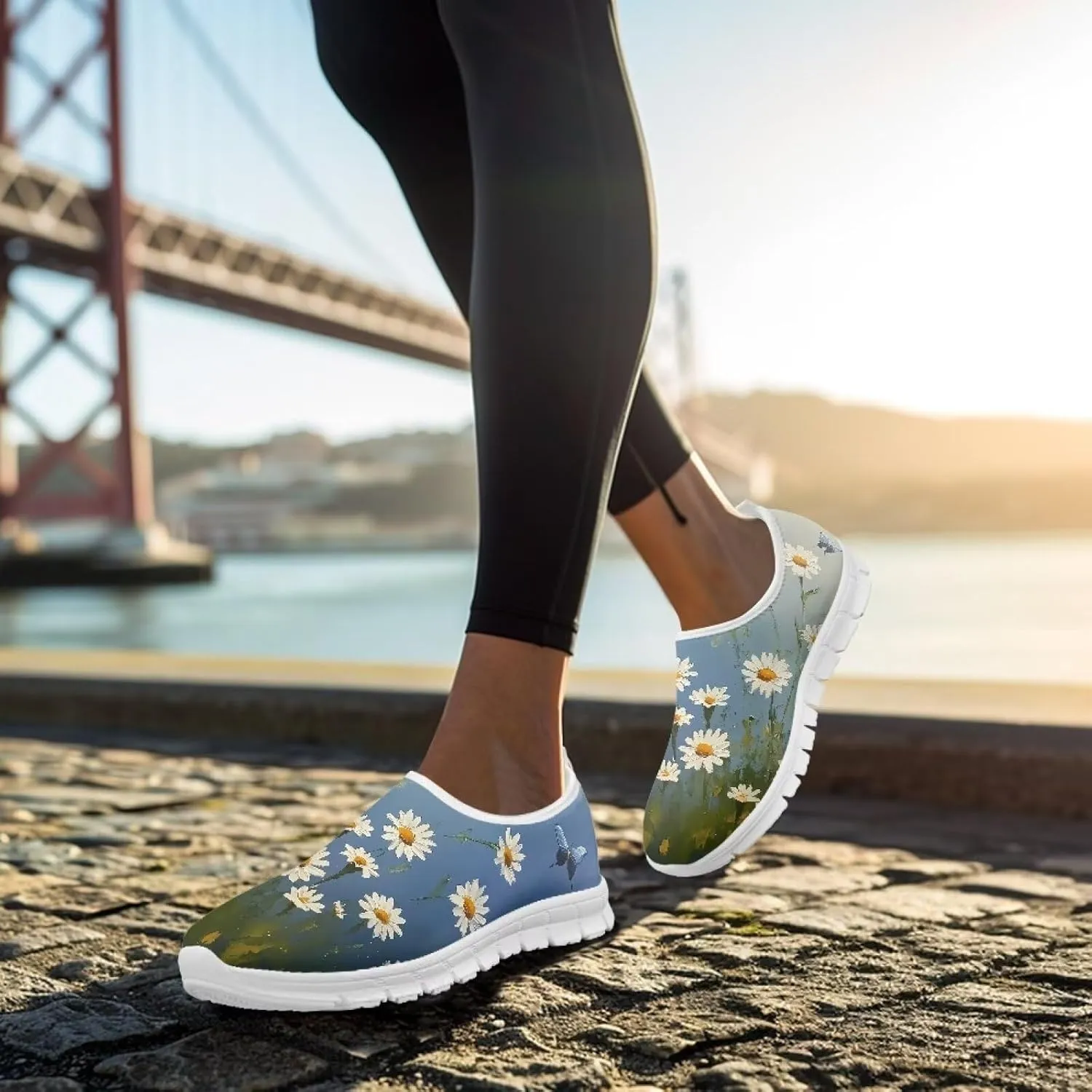 Women's Slip On Casual Shoes Low Cut Sneakers Comfort Light Loafers Non Slip Breathable Suppotive for Running Walking Hiking Training Travel US 5.5-11.5