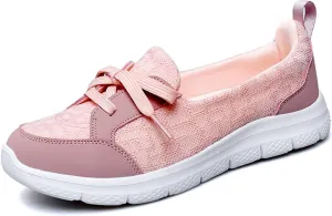 Women's Slip-On Orthopedic Walking Shoes,Kotsas Breathable Casual Arch Support Non-Slip Shoes,Low Top Soft Sole Sneakers for Women