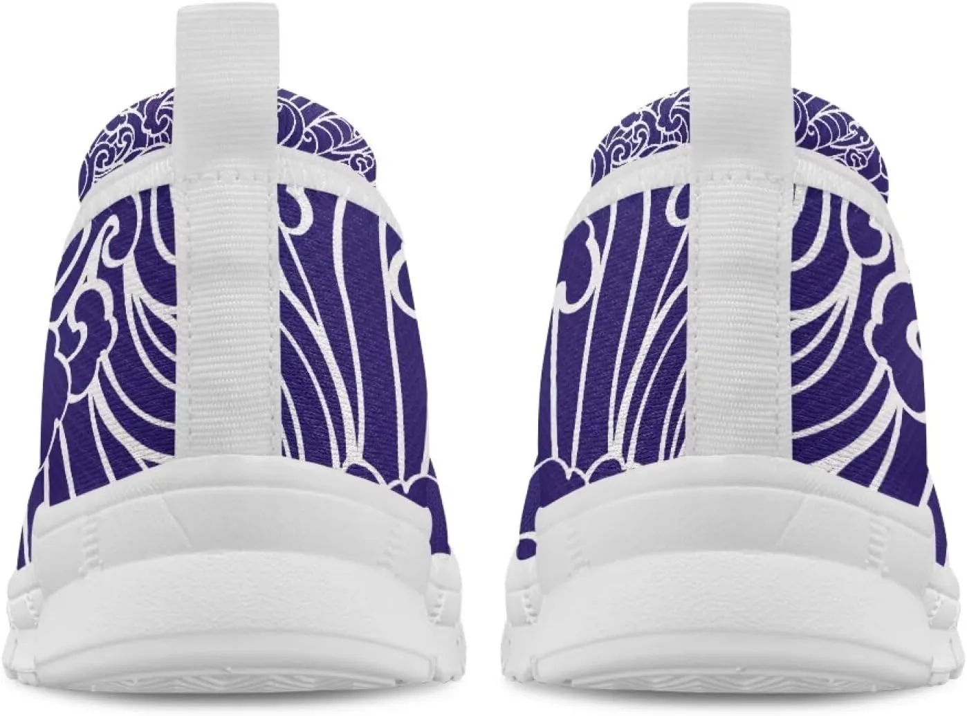 Women's Slip On Sneakers, Everyday Mesh Shoes, Non Slip Sole & Breathable Mesh, Lightweight & All-Day Comfort White Sole