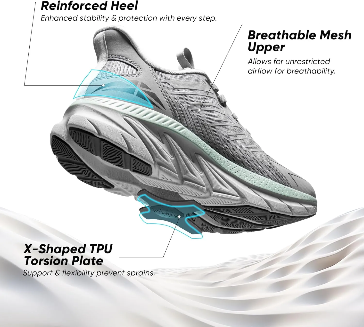 Women's Slip On Walking Shoes Running Comfortable Tennis Breathable Non Slip Athletic Gym Workout Cross Training Fashion Sneakers