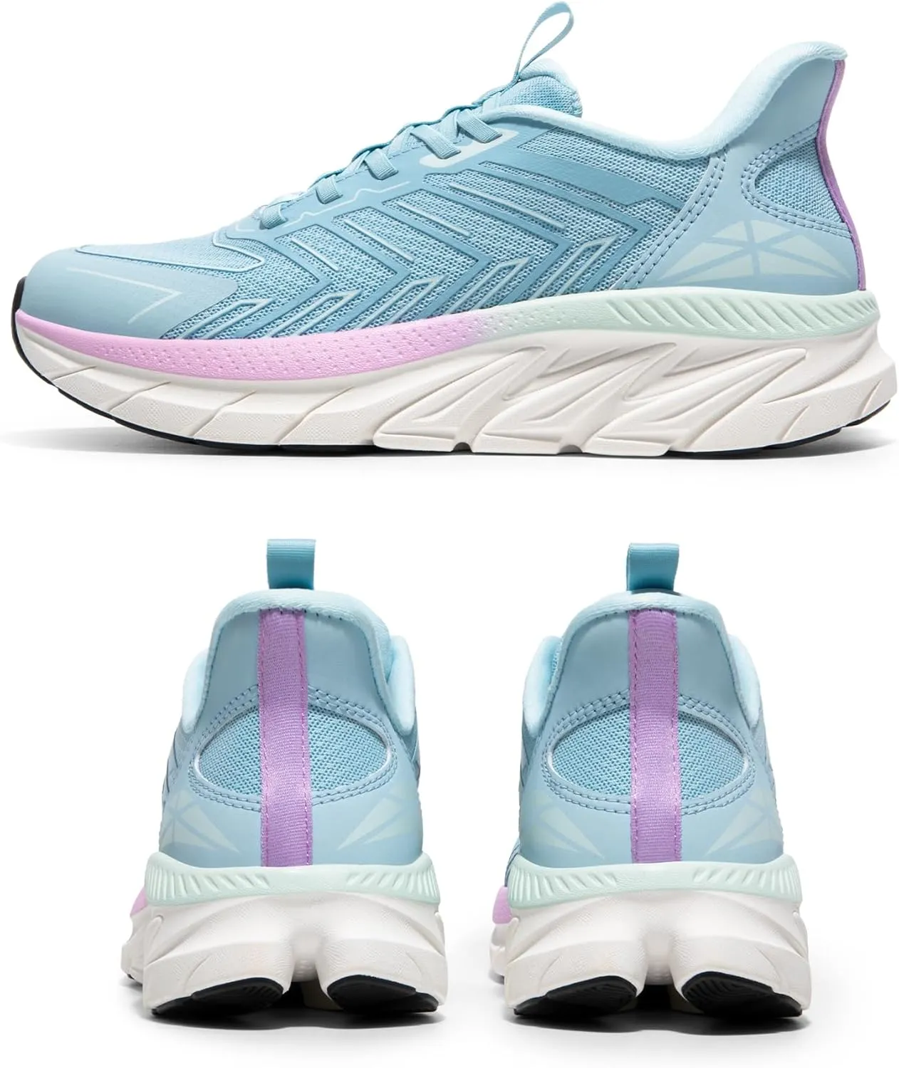 Women's Slip On Walking Shoes Running Comfortable Tennis Breathable Non Slip Athletic Gym Workout Cross Training Fashion Sneakers