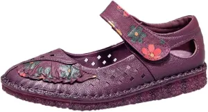 Women's Soft Bottom Flat Ankle Strap Shallow Fashion Sandals Hollow Dance Shoes