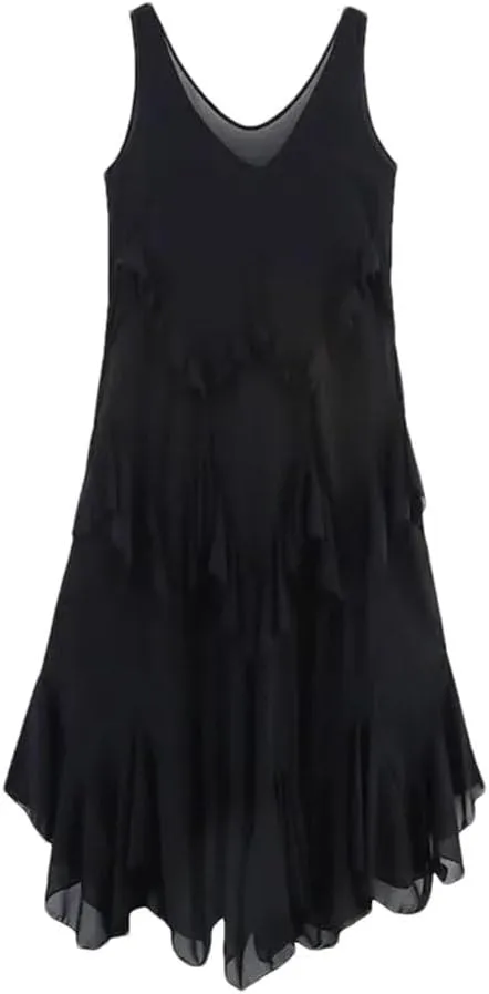 Women's Summer Sexy Backless Sleeveless Lightweight Long Dress