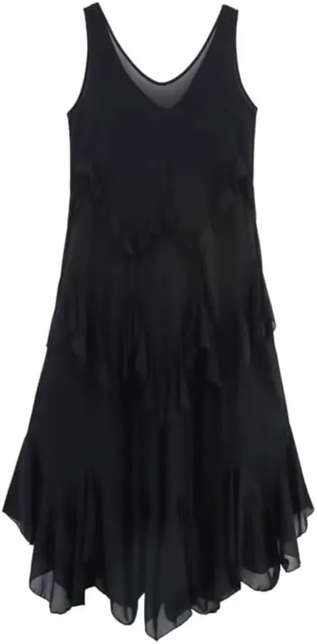 Women's Summer Sexy Backless Sleeveless Lightweight Long Dress