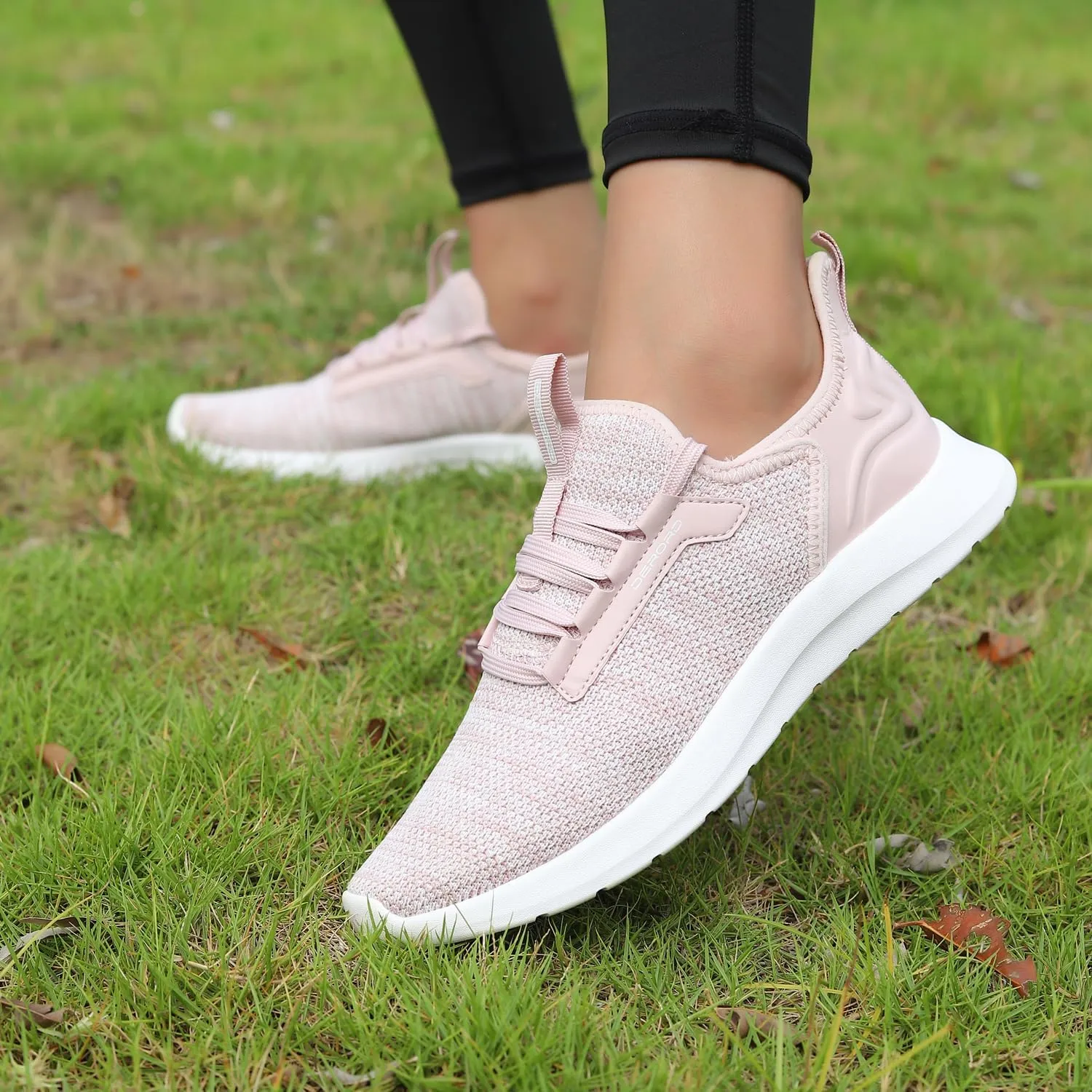 Women’s Walking Running Shoes Slip on Lightweight Casual Sneakers