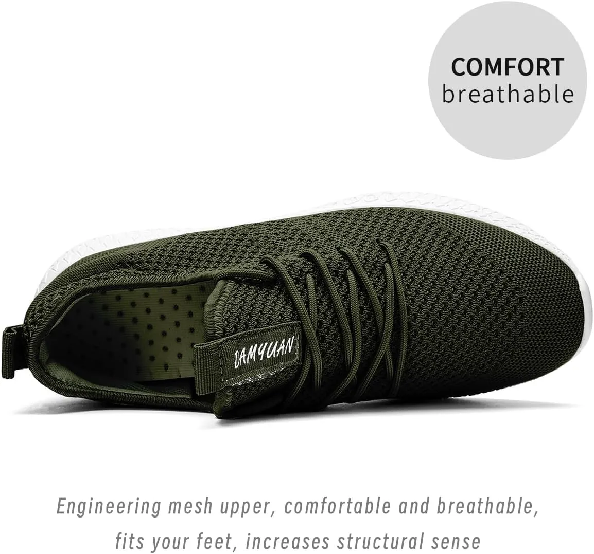 Womens Walking Running Shoes Sneakers Slip On Sport Tennis Athletic Gym Shoes Casual Fashion Lightweight Breathable Non Slip Workout Workout Trainers Shoe