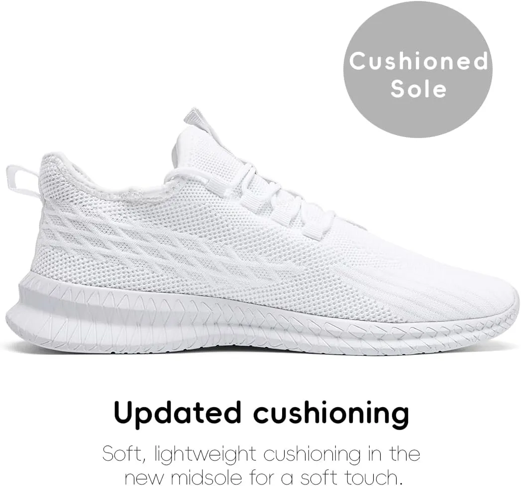 Women's Walking Shoes Casual Slip on Running Tennis Shoes Lightweight Breathable Non Slip Athletic Fashion Mesh Workout Casual Sports Sneakers
