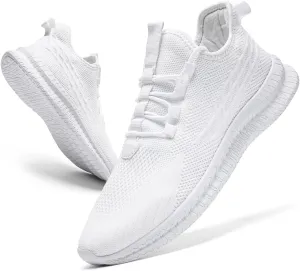 Women's Walking Shoes Casual Slip on Running Tennis Shoes Lightweight Breathable Non Slip Athletic Fashion Mesh Workout Casual Sports Sneakers