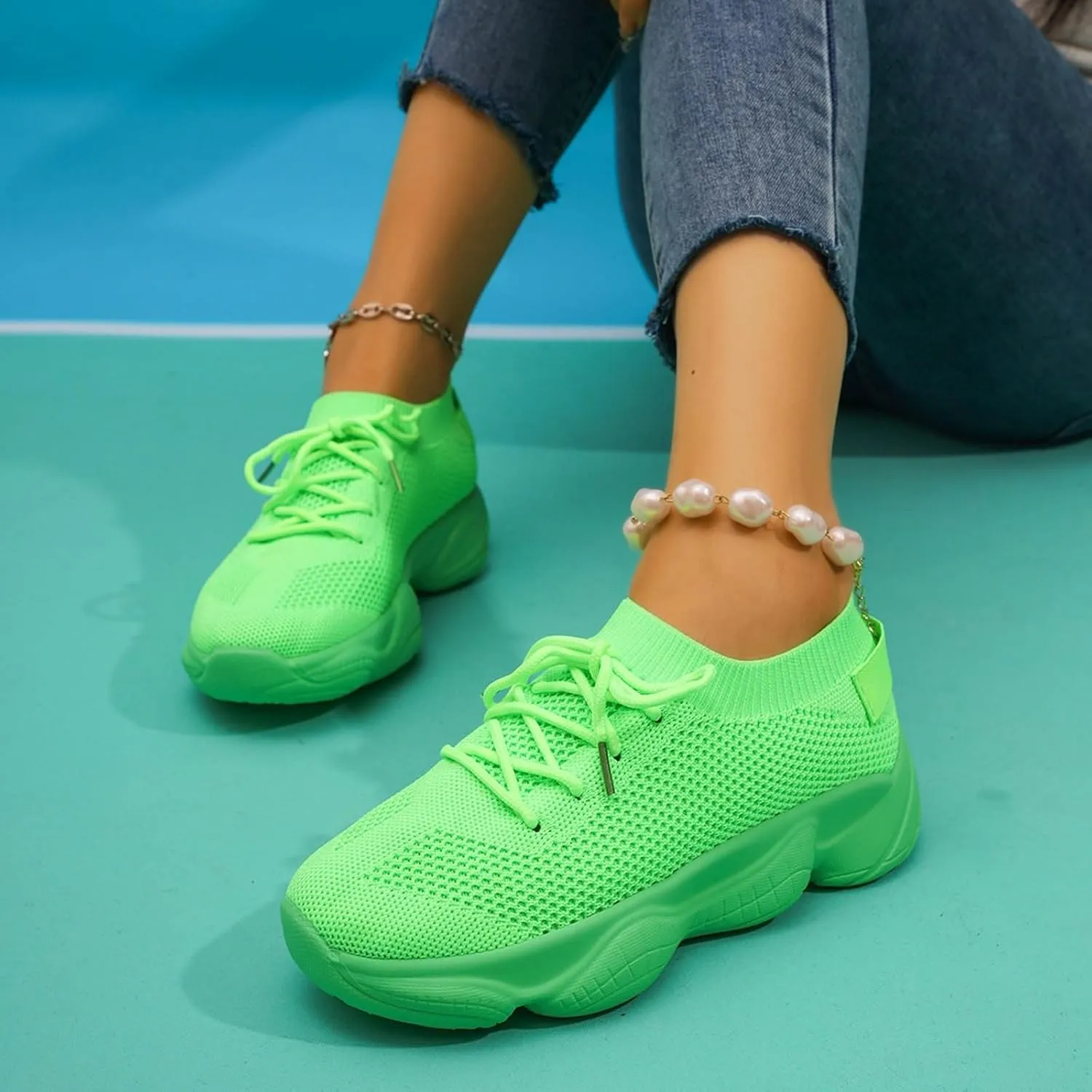 Womens Walking Shoes Slip On Sneakers Lightweight Breathable Fashion Casual Shoes for Travel Work Tennis Shoes