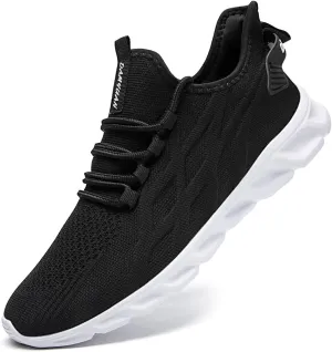 Womens Walking Shoes Slip On Sneakers Tennis Shoes Running Sport Workout Gym Shoes Athletic Non Slip Lightweight Breathable Fashion Casual Shoes for Travel Work