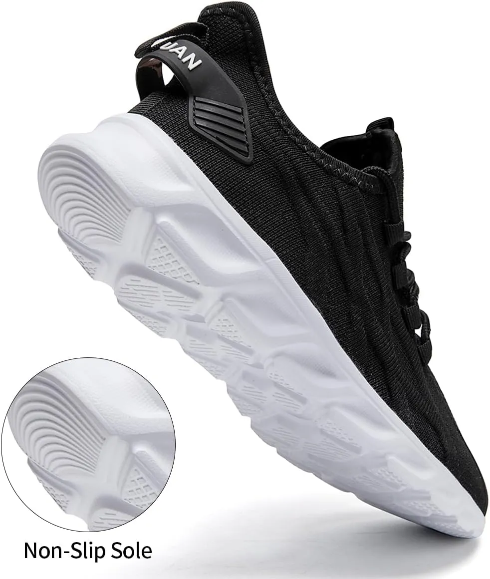 Womens Walking Shoes Slip On Sneakers Tennis Shoes Running Sport Workout Gym Shoes Athletic Non Slip Lightweight Breathable Fashion Casual Shoes for Travel Work