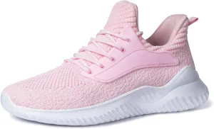 Womens Walking Shoes - Slip On Tennis Running Shoes Memory Foam Lightweight Work Sneakers for Indoor Outdoor Gym