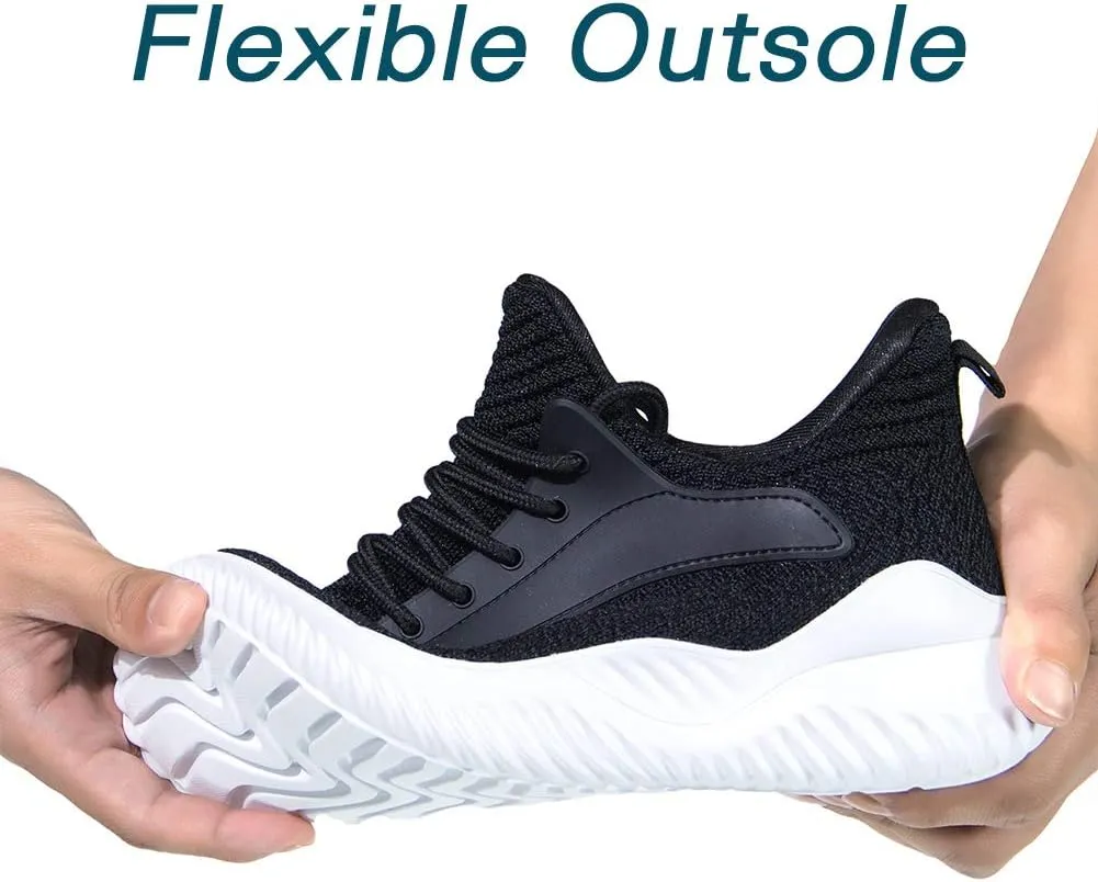 Womens Walking Shoes - Slip On Tennis Running Shoes Memory Foam Lightweight Work Sneakers for Indoor Outdoor Gym