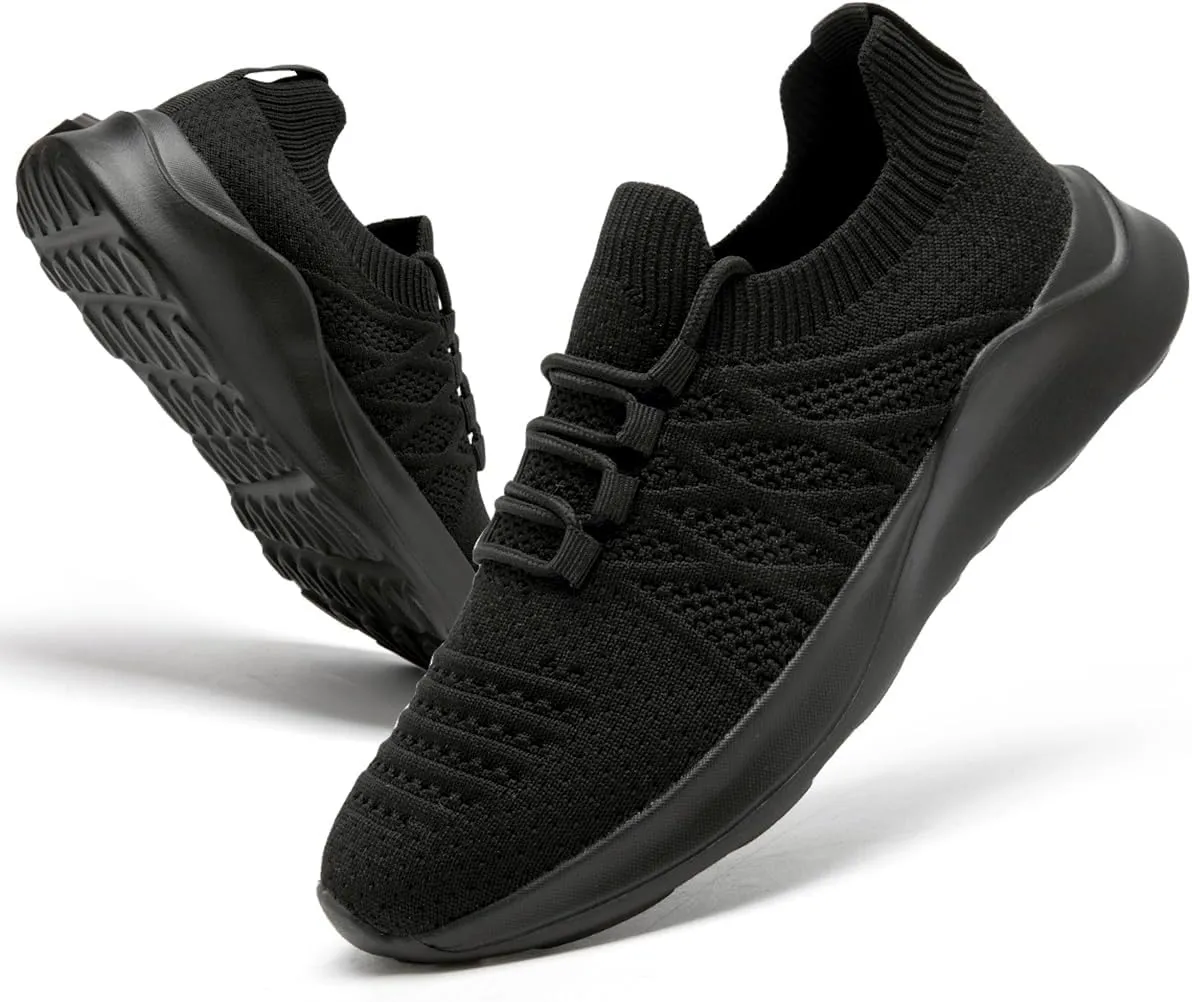 Womens Walking Shoes Tennis Slip On Sneakers Running Sport Workout Gym Athletic Non Slip Breathable Lightweight Fashion Casual for Travel Work