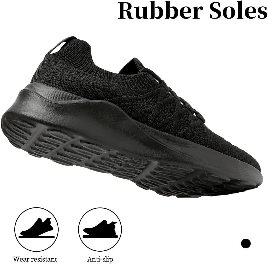 Womens Walking Shoes Tennis Slip On Sneakers Running Sport Workout Gym Athletic Non Slip Breathable Lightweight Fashion Casual for Travel Work