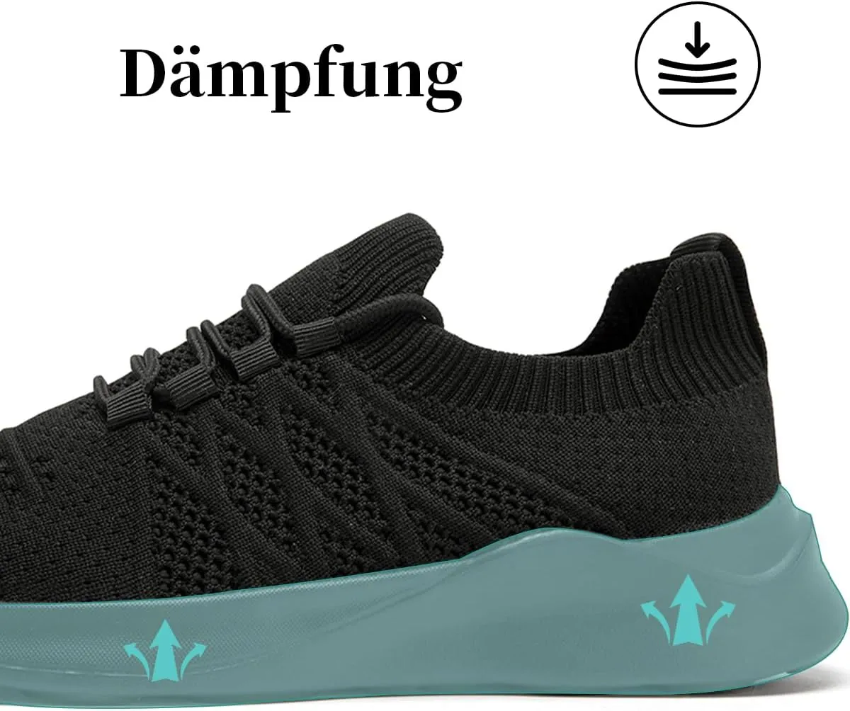 Womens Walking Shoes Tennis Slip On Sneakers Running Sport Workout Gym Athletic Non Slip Breathable Lightweight Fashion Casual for Travel Work