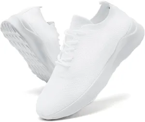 Womens Walking Shoes Tennis Slip On Sneakers Running Sport Workout Gym Shoes Athletic Non Slip Breathable Lightweight Fashion Casual Black US 6 to US 11.5