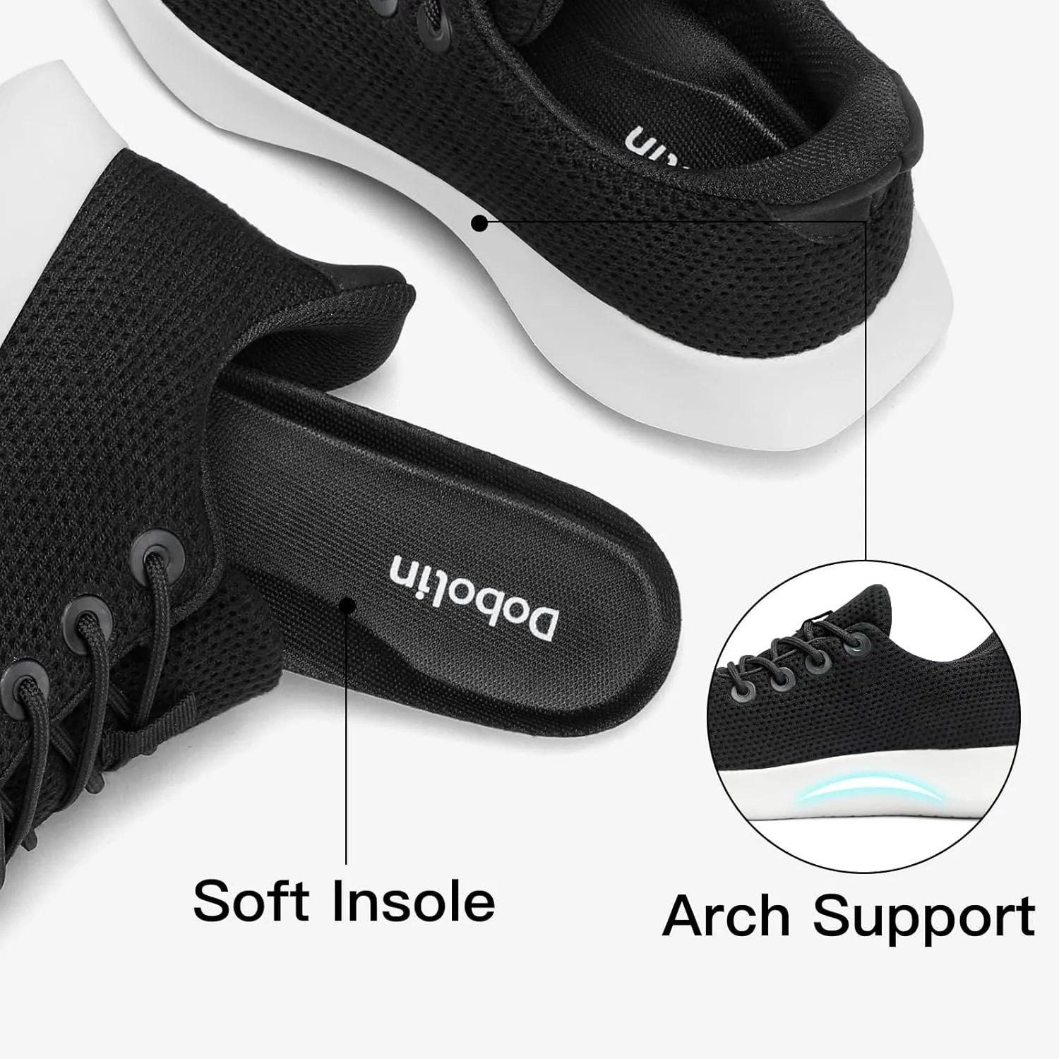 Womens Walking Shoes with Arch Support, Slip on Sneakers Women Fashion Sneakers, Tennis Shoes Comfortable Orthopedic