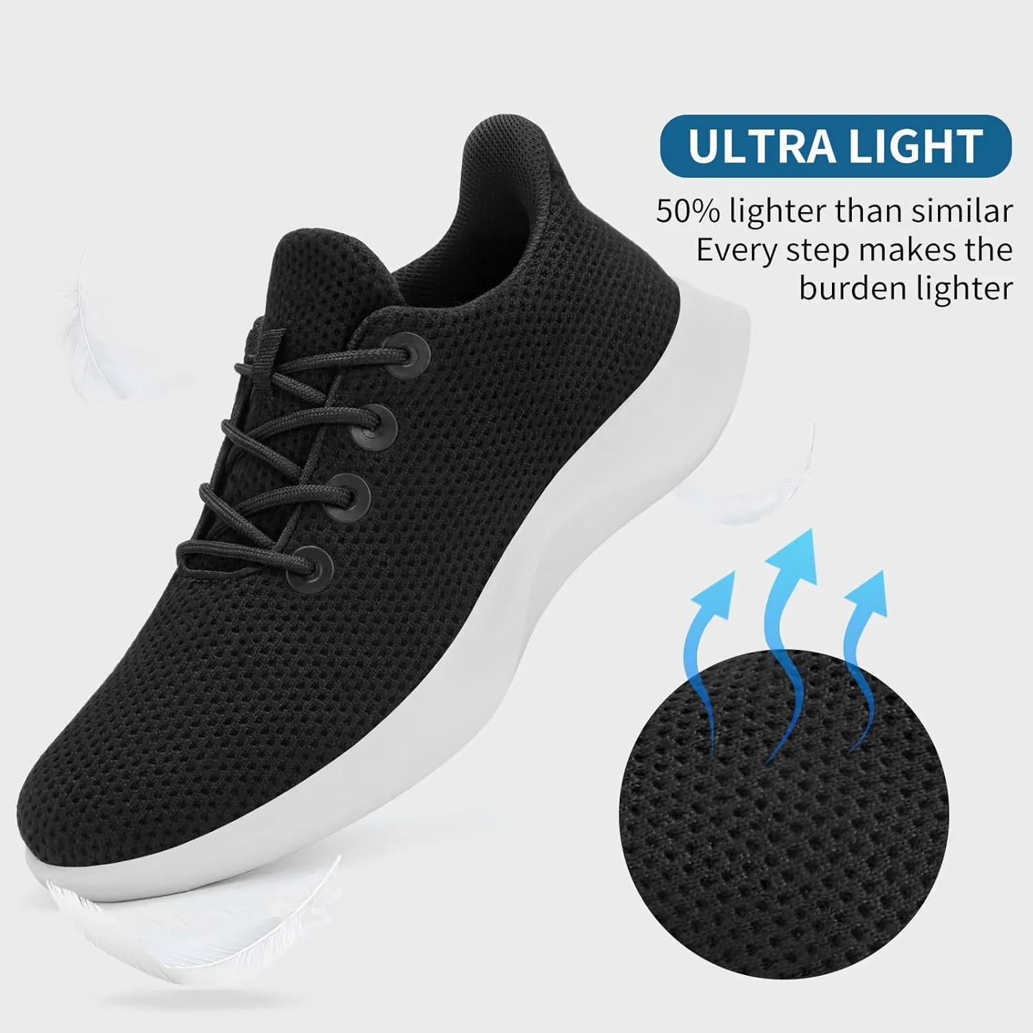 Womens Walking Shoes with Arch Support, Slip on Sneakers Women Fashion Sneakers, Tennis Shoes Comfortable Orthopedic