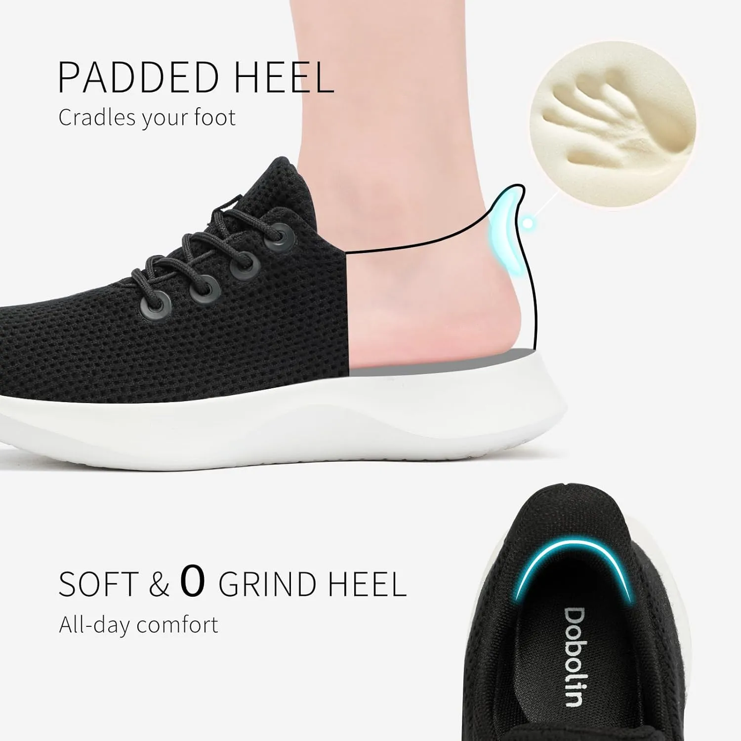 Womens Walking Shoes with Arch Support, Slip on Sneakers Women Fashion Sneakers, Tennis Shoes Comfortable Orthopedic