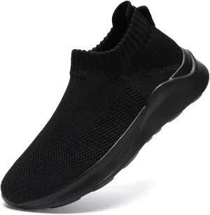 Women's Wide Toe Box Barefoot Sneakers Walking Slip On Shoes Zero Drop Running Sneakers Breathable Non Slip Casual Jogging Shoes