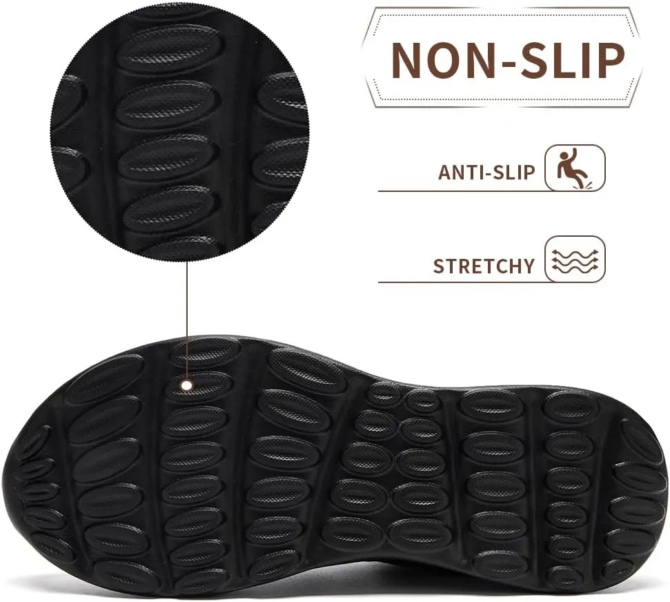 Women's Wide Toe Box Barefoot Sneakers Walking Slip On Shoes Zero Drop Running Sneakers Breathable Non Slip Casual Jogging Shoes