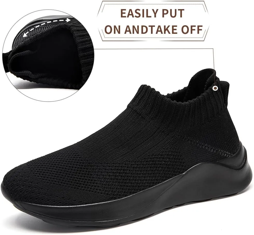 Women's Wide Toe Box Barefoot Sneakers Walking Slip On Shoes Zero Drop Running Sneakers Breathable Non Slip Casual Jogging Shoes